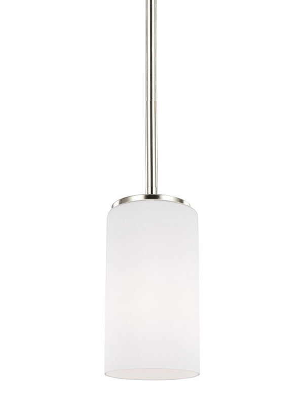 Generation Lighting - 6124601EN3-962 - One Light Mini-Pendant - Alturas - Brushed Nickel from Lighting & Bulbs Unlimited in Charlotte, NC