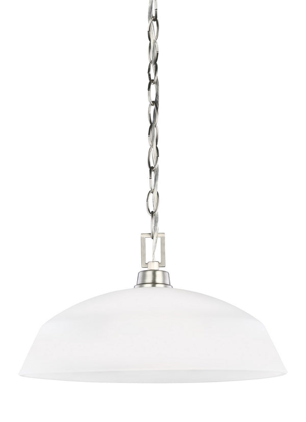 Generation Lighting - 6515201EN3-962 - One Light Pendant - Kerrville - Brushed Nickel from Lighting & Bulbs Unlimited in Charlotte, NC