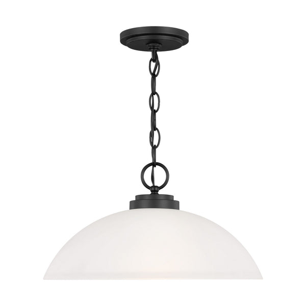 Generation Lighting - 65160EN3-112 - One Light Pendant - Oslo - Midnight Black from Lighting & Bulbs Unlimited in Charlotte, NC