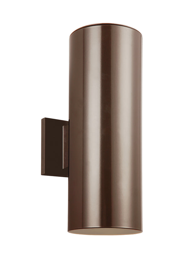 Visual Comfort Studio - 8313902EN3-10 - Two Light Outdoor Wall Lantern - Outdoor Cylinders - Bronze from Lighting & Bulbs Unlimited in Charlotte, NC