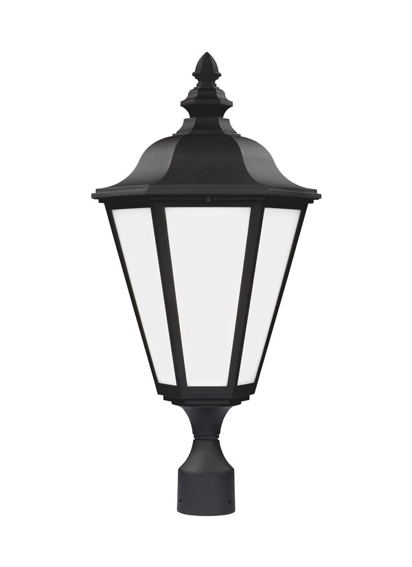 Generation Lighting - 89025-12 - One Light Outdoor Post Lantern - Brentwood - Black from Lighting & Bulbs Unlimited in Charlotte, NC