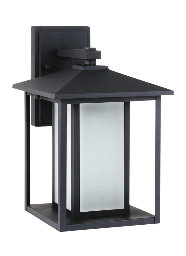 Generation Lighting - 89031-12 - One Light Outdoor Wall Lantern - Hunnington - Black from Lighting & Bulbs Unlimited in Charlotte, NC