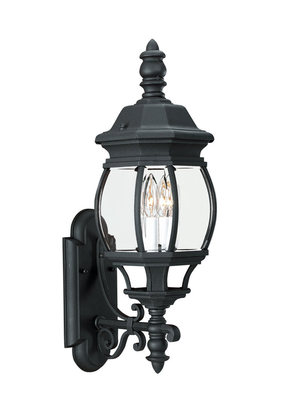 Generation Lighting - 88201EN-12 - Two Light Outdoor Wall Lantern - Wynfield - Black from Lighting & Bulbs Unlimited in Charlotte, NC