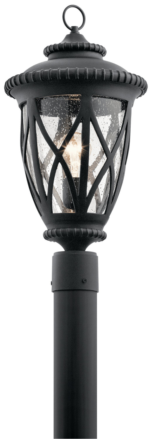 Kichler - 49849BKT - One Light Outdoor Post Mount - Admirals Cove - Textured Black from Lighting & Bulbs Unlimited in Charlotte, NC