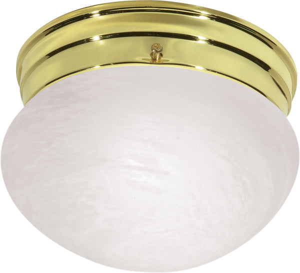 Nuvo Lighting - SF76-672 - One Light Flush Mount - Polished Brass from Lighting & Bulbs Unlimited in Charlotte, NC