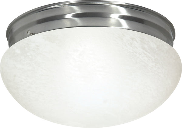 Nuvo Lighting - SF76-677 - Two Light Flush Mount - Brushed Nickel from Lighting & Bulbs Unlimited in Charlotte, NC