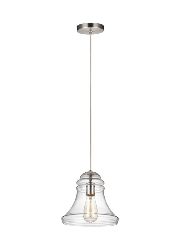 Visual Comfort Studio - P1440SN - One Light Mini-Pendant - Doyle - Satin Nickel from Lighting & Bulbs Unlimited in Charlotte, NC