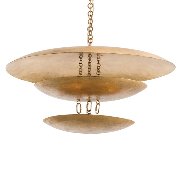 Arteriors - 82001 - Eight Light Chandelier - Florko - Gold Leaf from Lighting & Bulbs Unlimited in Charlotte, NC