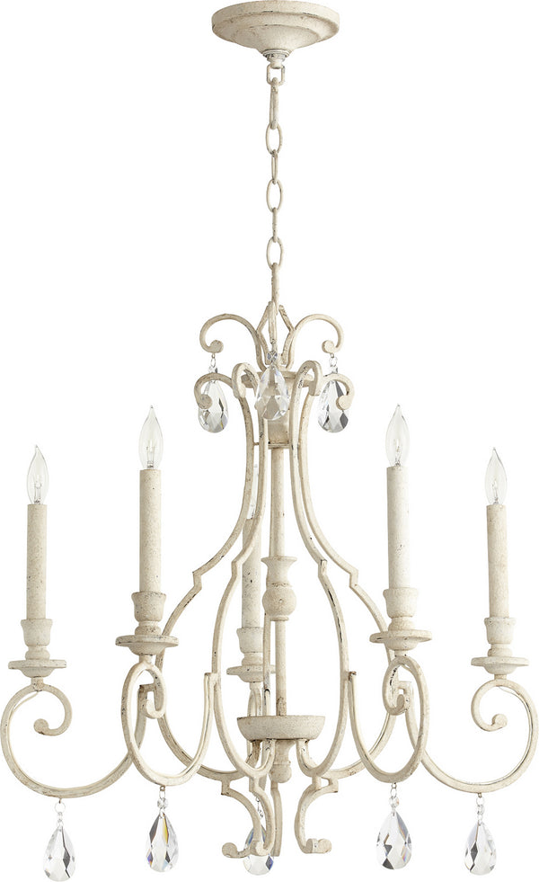 Quorum - 6014-5-70 - Five Light Chandelier - Ansley - Persian White from Lighting & Bulbs Unlimited in Charlotte, NC