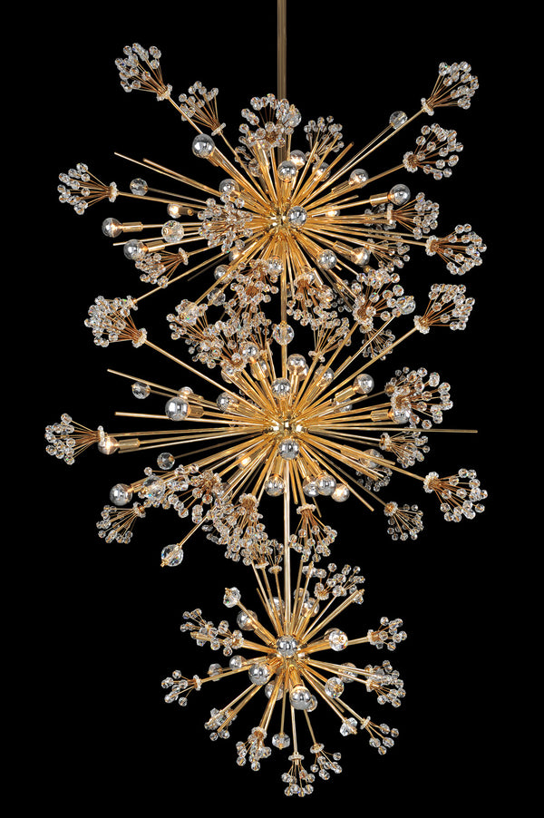 Allegri - 11639-018-FR001 - 50 Light Pendant - Constellation - Gold from Lighting & Bulbs Unlimited in Charlotte, NC