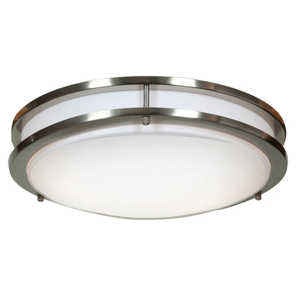Access - 20465LEDD-BS/ACR - LED Flush Mount - Solero - Brushed Steel from Lighting & Bulbs Unlimited in Charlotte, NC