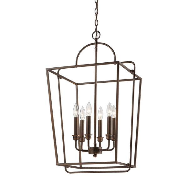 Millennium - 3238-RBZ - Six Light Pendant - Rubbed Bronze from Lighting & Bulbs Unlimited in Charlotte, NC