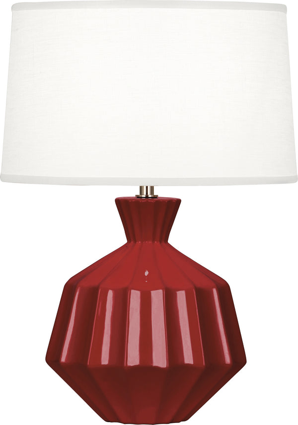 Robert Abbey - OX989 - One Light Accent Lamp - Orion - Oxblood Glazed from Lighting & Bulbs Unlimited in Charlotte, NC