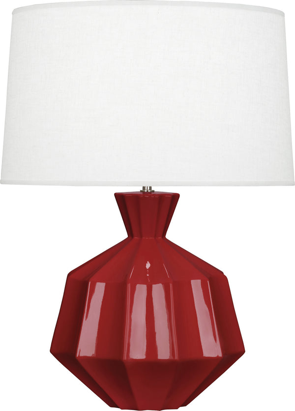 Robert Abbey - OX999 - One Light Table Lamp - Orion - Oxblood Glazed from Lighting & Bulbs Unlimited in Charlotte, NC