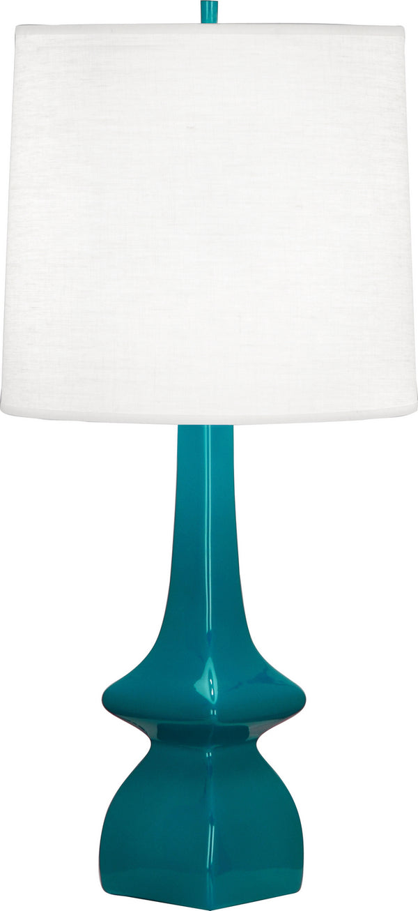 Robert Abbey - PC210 - One Light Table Lamp - Jasmine - PEACOCK GLAZED from Lighting & Bulbs Unlimited in Charlotte, NC