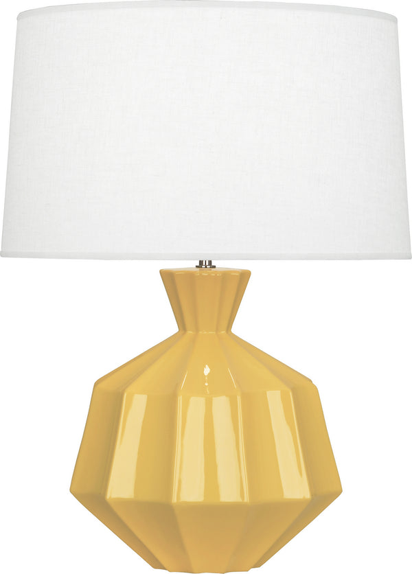 Robert Abbey - SU999 - One Light Table Lamp - Orion - Sunset Yellow Glazed from Lighting & Bulbs Unlimited in Charlotte, NC