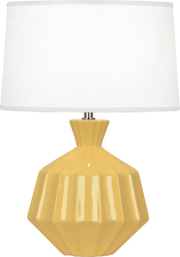 Robert Abbey - SU989 - One Light Accent Lamp - Orion - Sunset Yellow Glazed from Lighting & Bulbs Unlimited in Charlotte, NC