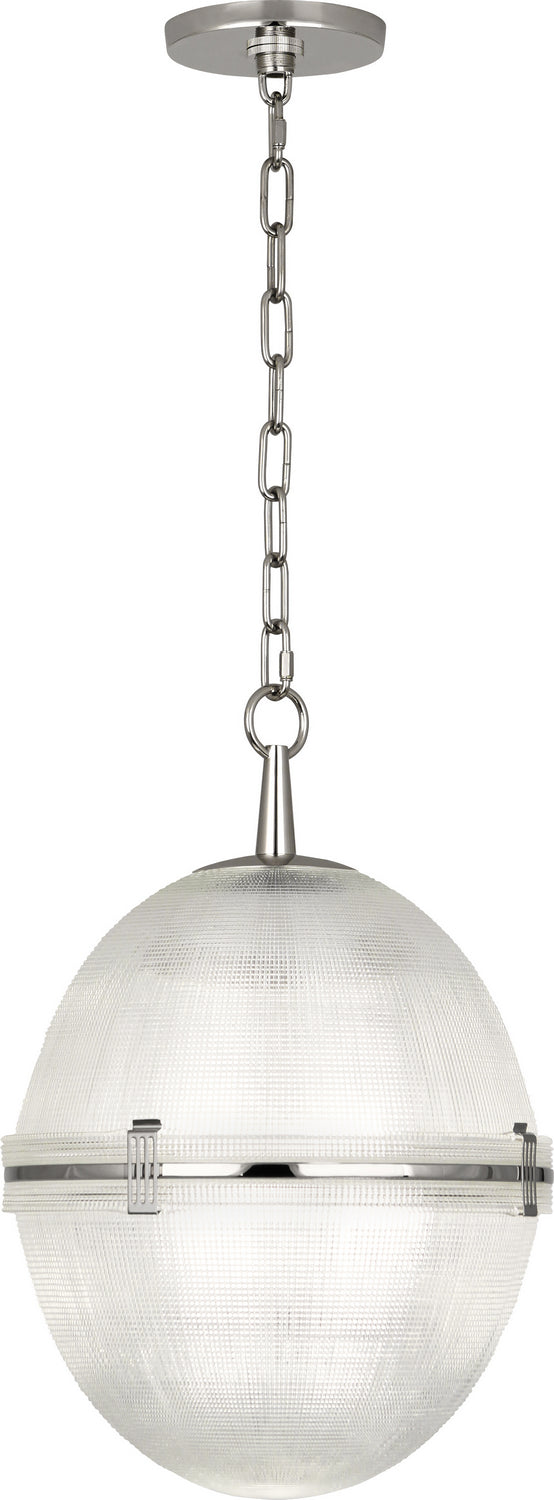 Robert Abbey - S3393 - One Light Pendant - Brighton - Polished Nickel from Lighting & Bulbs Unlimited in Charlotte, NC