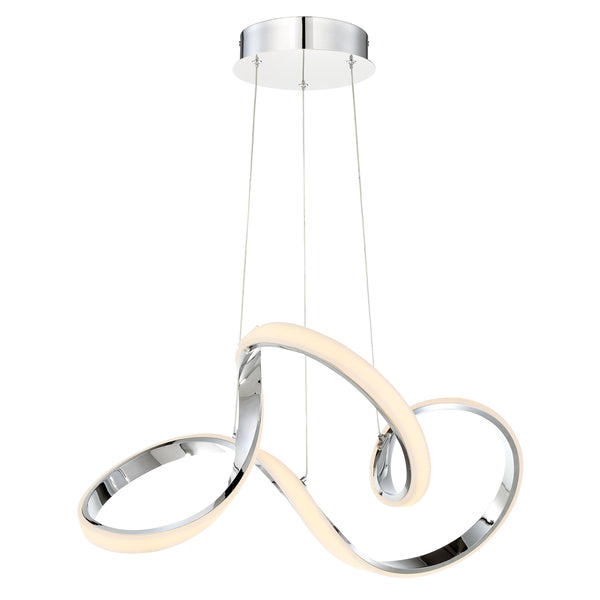 W.A.C. Lighting - PD-87723-CH - LED Pendant - Vornado - Chrome from Lighting & Bulbs Unlimited in Charlotte, NC