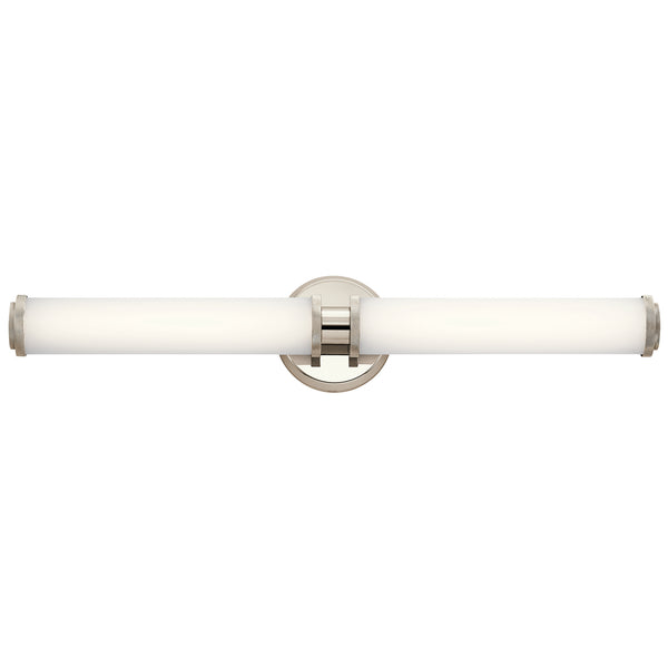 Kichler - 45685PNLED - LED Linear Bath - Indeco - Polished Nickel from Lighting & Bulbs Unlimited in Charlotte, NC