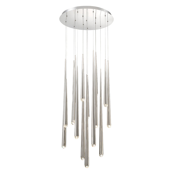 Modern Forms - PD-41715R-PN - LED Pendant - Cascade - Polished Nickel from Lighting & Bulbs Unlimited in Charlotte, NC