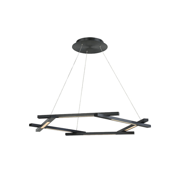 Modern Forms - PD-43738-BK - LED Chandelier - Metric - Black from Lighting & Bulbs Unlimited in Charlotte, NC