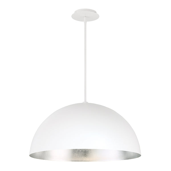 Modern Forms - PD-55726-SL - LED Pendant - Yolo - Silver Leaf/White from Lighting & Bulbs Unlimited in Charlotte, NC