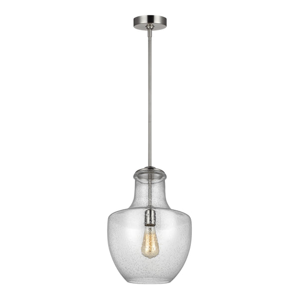 Visual Comfort Studio - P1461SN - One Light Pendant - Baylor - Satin Nickel from Lighting & Bulbs Unlimited in Charlotte, NC