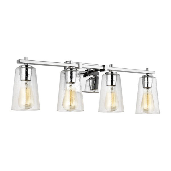 Visual Comfort Studio - VS24304CH - Four Light Vanity - Mercer - Chrome from Lighting & Bulbs Unlimited in Charlotte, NC