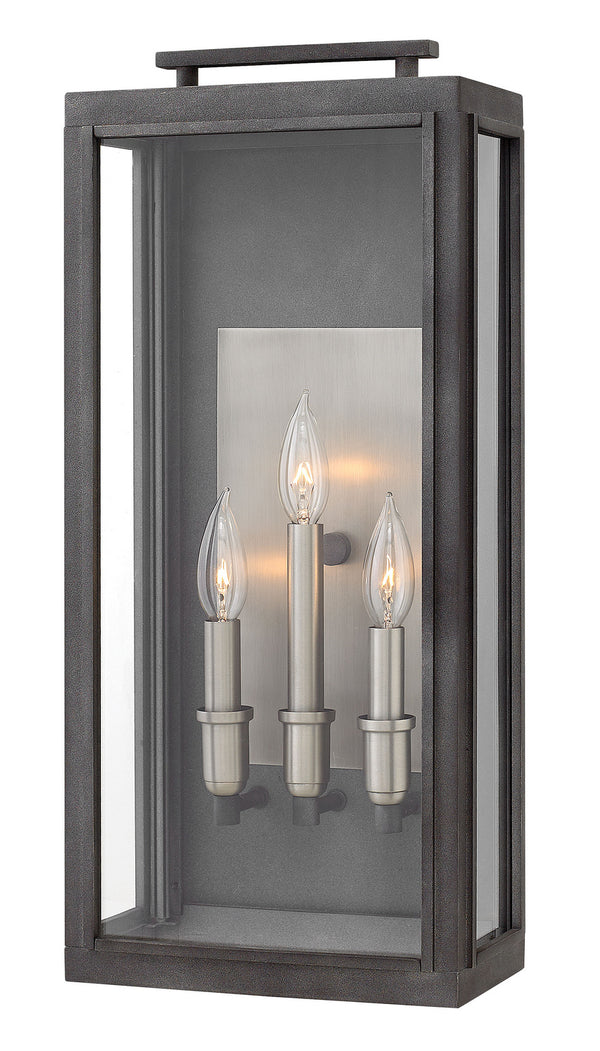 Hinkley - 2915DZ-LL - LED Wall Mount - Sutcliffe - Aged Zinc from Lighting & Bulbs Unlimited in Charlotte, NC