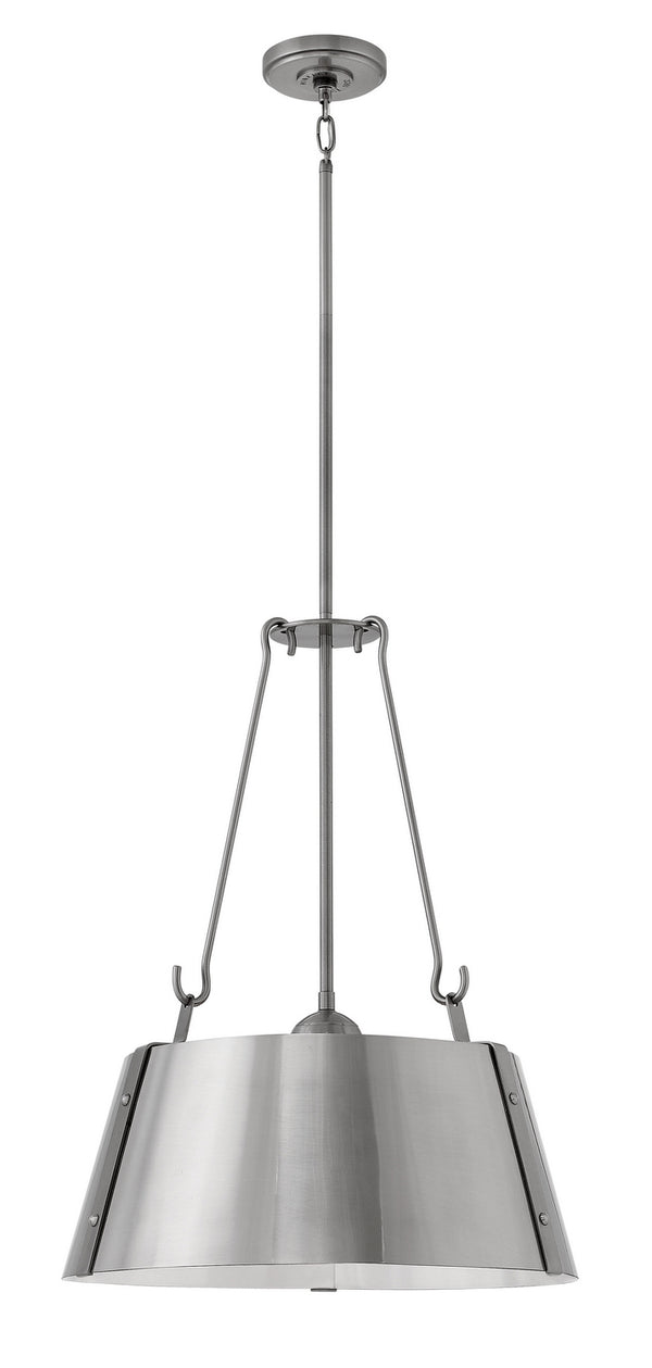 Hinkley - 3395PL - LED Pendant - Cartwright - Polished Antique Nickel from Lighting & Bulbs Unlimited in Charlotte, NC