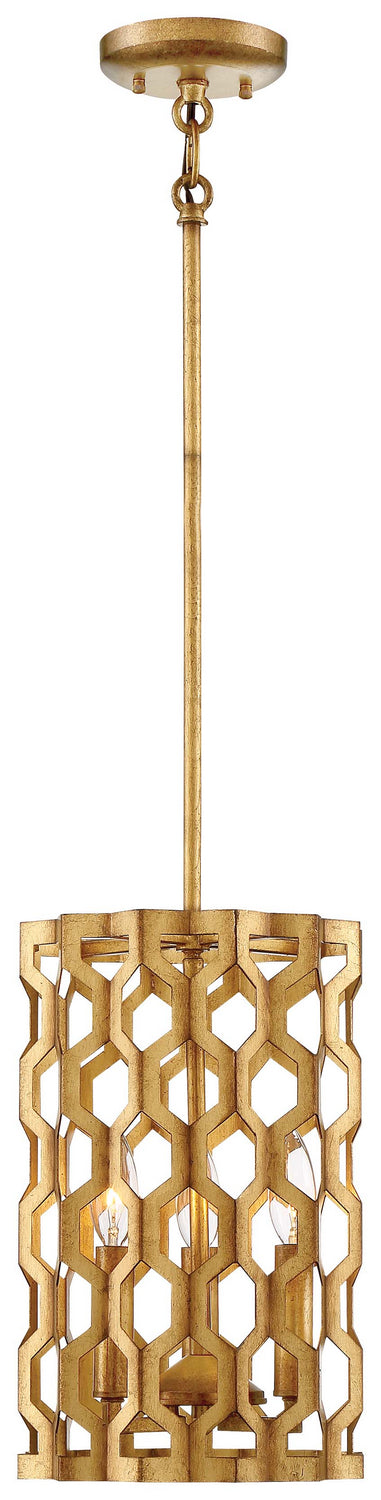 Metropolitan - N6770-293 - Three Light Mini Pendant - Coronade - Pandora Gold Leaf from Lighting & Bulbs Unlimited in Charlotte, NC