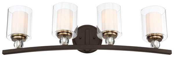 Minka-Lavery - 3080-416 - Four Light Bath - Studio 5 - Painted Bronze W/Natural Brush from Lighting & Bulbs Unlimited in Charlotte, NC