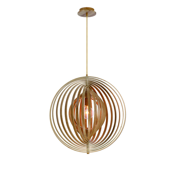 Eurofase - 31872-010 - One Light Pendant - Abruzzo - Wood from Lighting & Bulbs Unlimited in Charlotte, NC