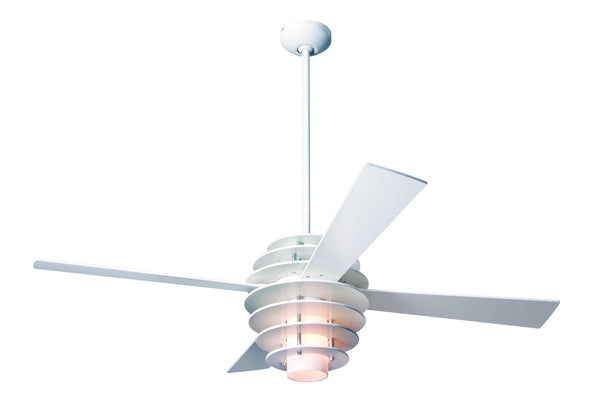 Modern Fan Co - SLA-WH-52-WH-LED-005 - 52" Ceiling Fan - Stella - White/Gloss White from Lighting & Bulbs Unlimited in Charlotte, NC