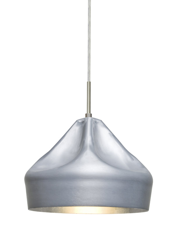 Besa - 1JT-LOTUS-LED-SN - One Light Pendant - Lotus - Satin Nickel from Lighting & Bulbs Unlimited in Charlotte, NC