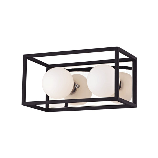 Mitzi - H141302-PN/BK - LED Bath Bracket - Aira - Polished Nickel/Black from Lighting & Bulbs Unlimited in Charlotte, NC