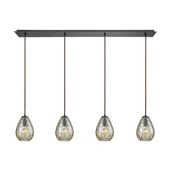 ELK Home - 10780/4LP - Four Light Pendant - Lagoon - Oil Rubbed Bronze from Lighting & Bulbs Unlimited in Charlotte, NC
