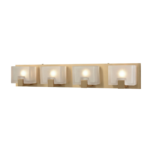 ELK Home - 11973/4 - Four Light Vanity - Ridgecrest - Satin Brass from Lighting & Bulbs Unlimited in Charlotte, NC