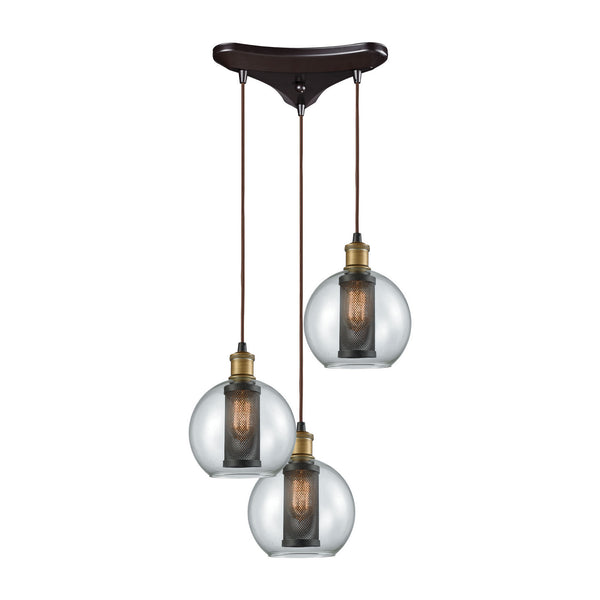 ELK Home - 14530/3 - Three Light Pendant - Bremington - Oil Rubbed Bronze from Lighting & Bulbs Unlimited in Charlotte, NC
