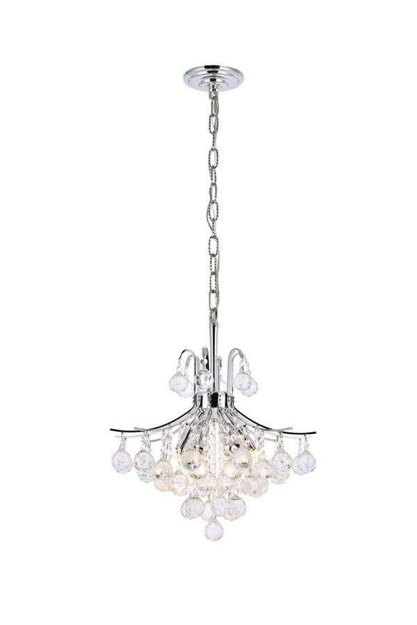Elegant Lighting - V8000D16C/RC - Six Light Pendant - Toureg - Chrome from Lighting & Bulbs Unlimited in Charlotte, NC