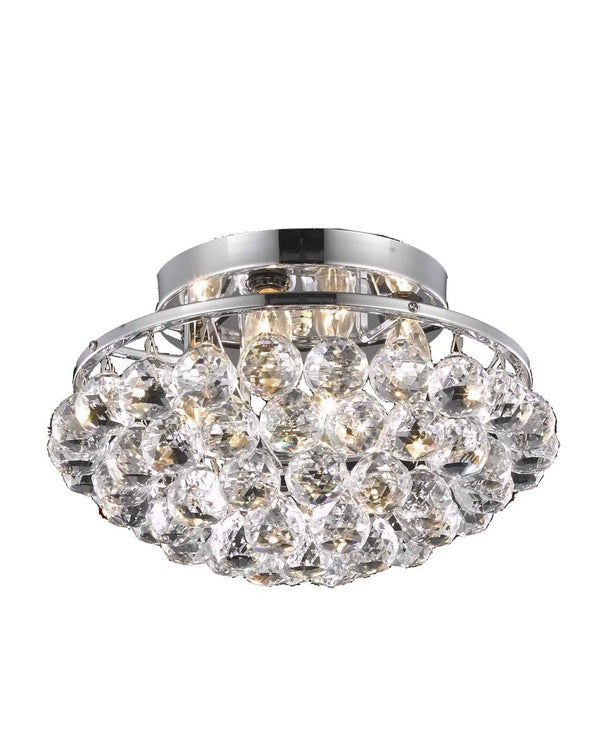 Elegant Lighting - V9805F14C/RC - Four Light Flush Mount - Corona - Chrome from Lighting & Bulbs Unlimited in Charlotte, NC