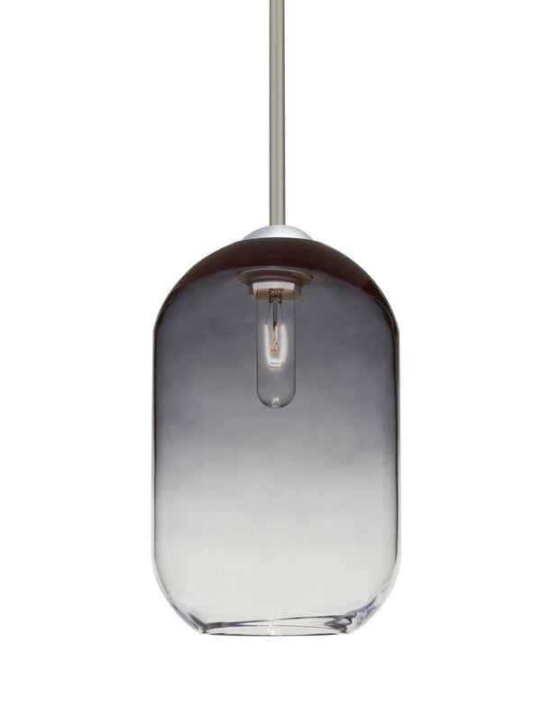 Besa - 1TT-OMEGA12ST-SN - One Light Pendant - Omega 12 - Satin Nickel from Lighting & Bulbs Unlimited in Charlotte, NC