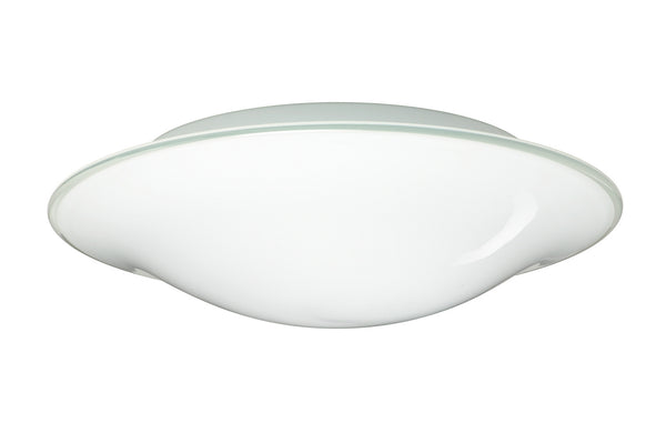 Besa - 3CS-909739 - Three Light Ceiling Mount - Luma Slim - Slim Opal Glossy/Clear from Lighting & Bulbs Unlimited in Charlotte, NC