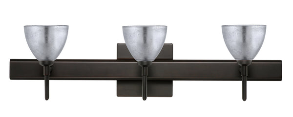 Besa - 3SW-1758SF-BR-SQ - Three Light Wall Sconce - Divi - Bronze from Lighting & Bulbs Unlimited in Charlotte, NC
