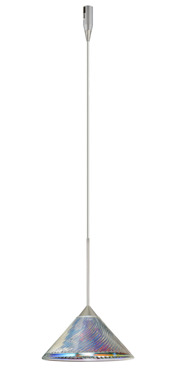 Besa - RXP-550493-SN - One Light Pendant - Kona - Satin Nickel from Lighting & Bulbs Unlimited in Charlotte, NC