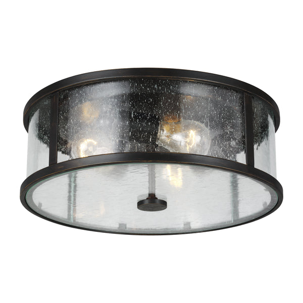 Generation Lighting - OL7633ES - Three Light Flush Mount - Dakota - Espresso from Lighting & Bulbs Unlimited in Charlotte, NC