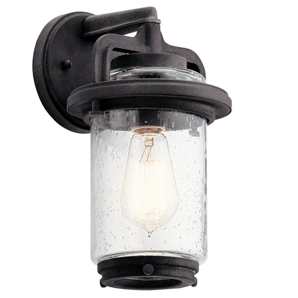 Kichler - 49864WZC - One Light Outdoor Wall Mount - Andover - Weathered Zinc from Lighting & Bulbs Unlimited in Charlotte, NC