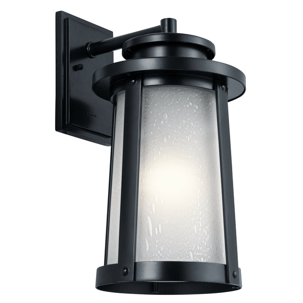 Kichler - 49919BK - One Light Outdoor Wall Mount - Harbor Bay - Black from Lighting & Bulbs Unlimited in Charlotte, NC