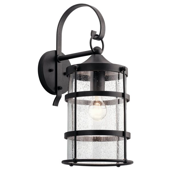 Kichler - 49962AVI - One Light Outdoor Wall Mount - Mill Lane - Anvil Iron from Lighting & Bulbs Unlimited in Charlotte, NC